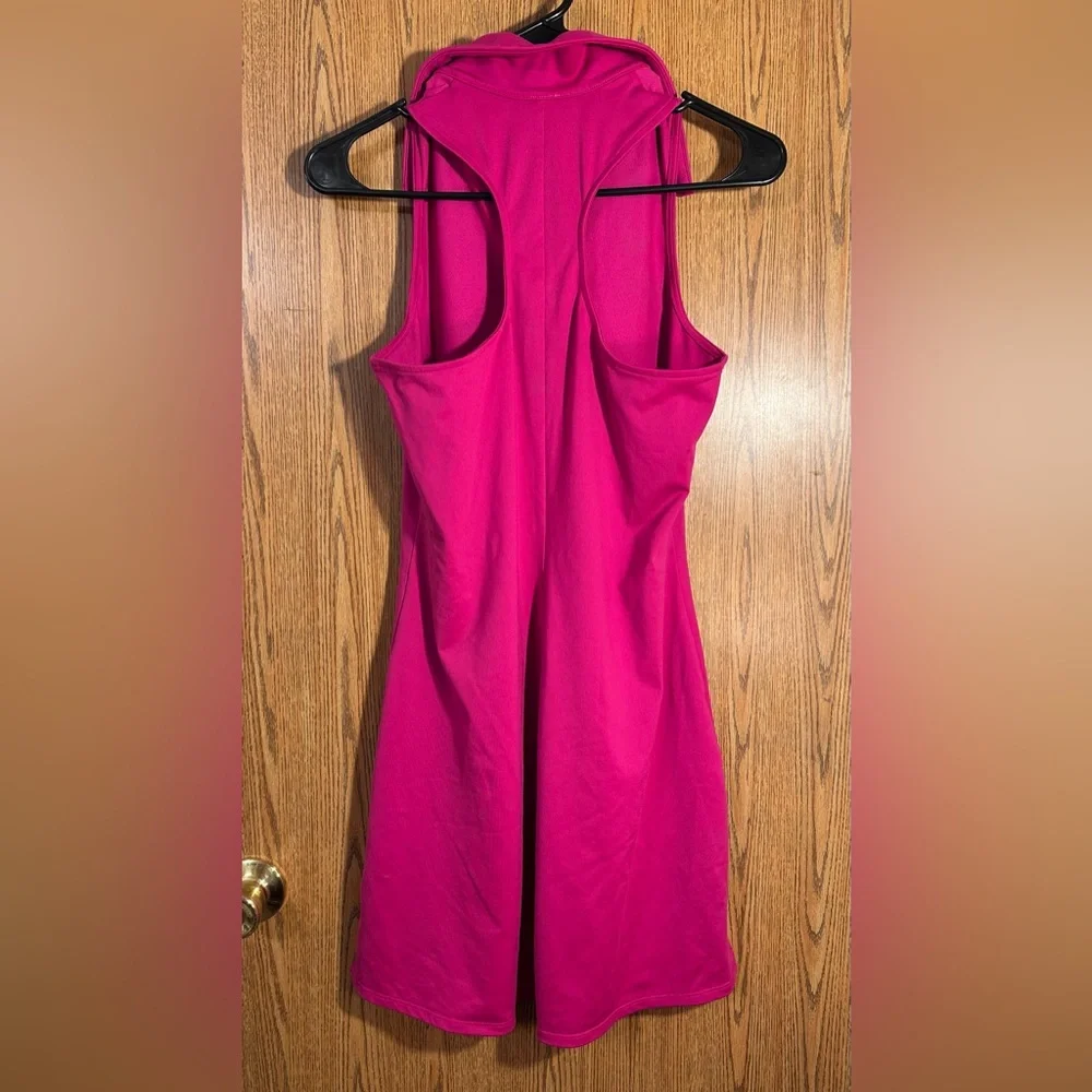 ALO Yoga Charmed Tennis Dress in Magenta Crush - Picture 8 of 9
